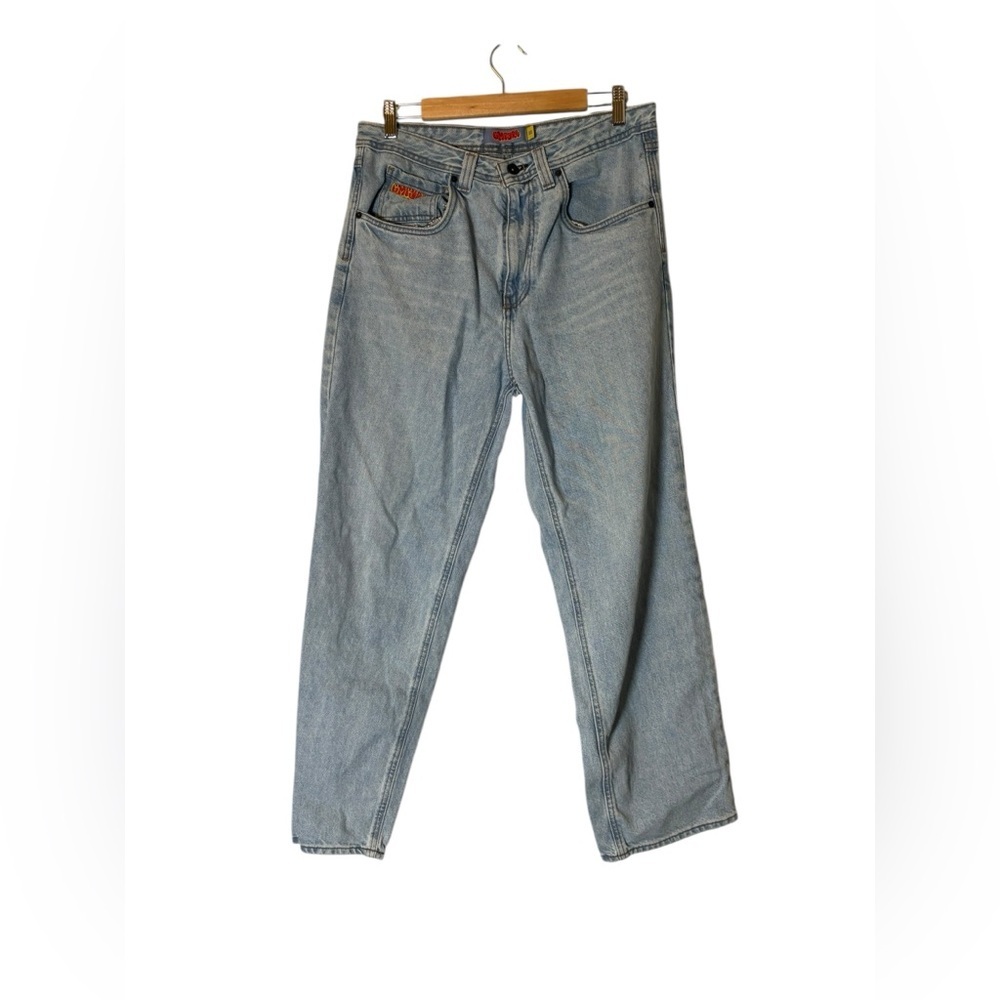 Empyre Loose Fit Light Wash Denim Skate Jeans Size 30 pants Zumiez Y2K Retro